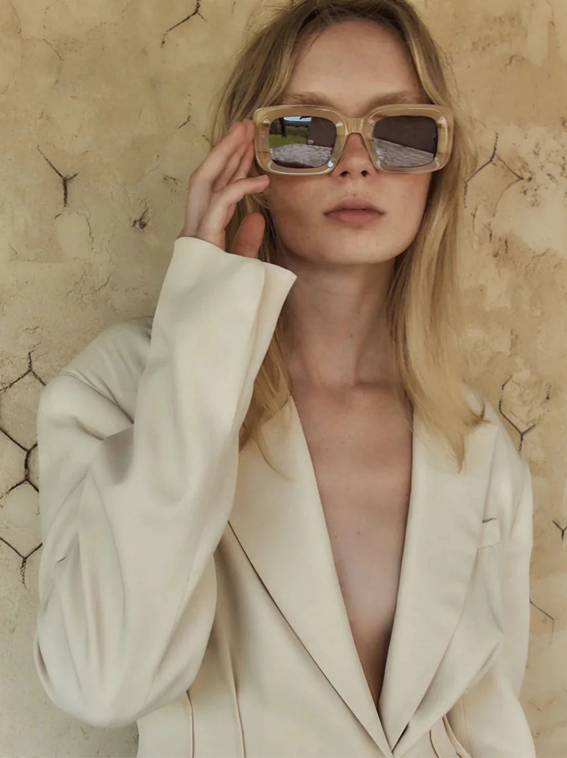 Status Anxiety - Unyielding Sunglasses - Blonde