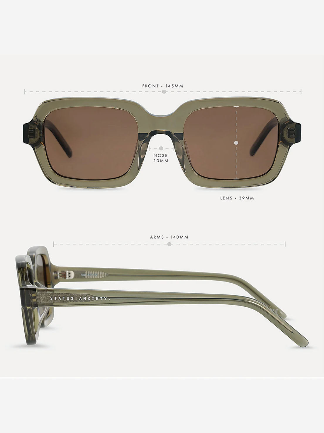 Status Anxiety - Vacation Sunglasses - Moss