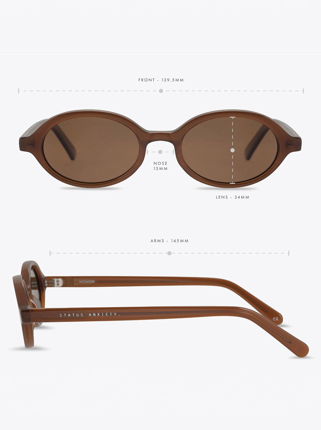 Status Anxiety - Wonder Sunglasses - Brown