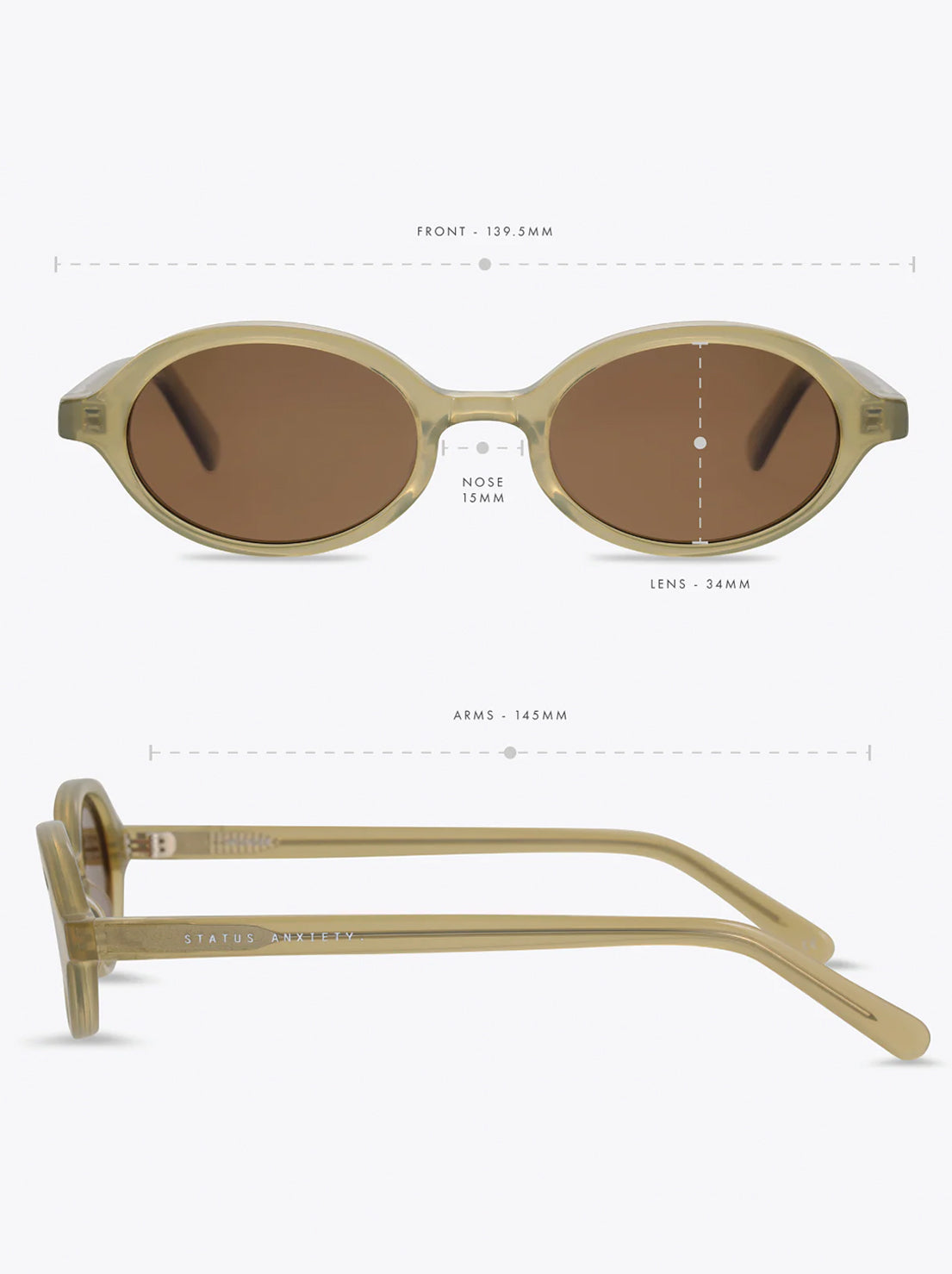Status Anxiety - Wonder Sunglasses - Pear