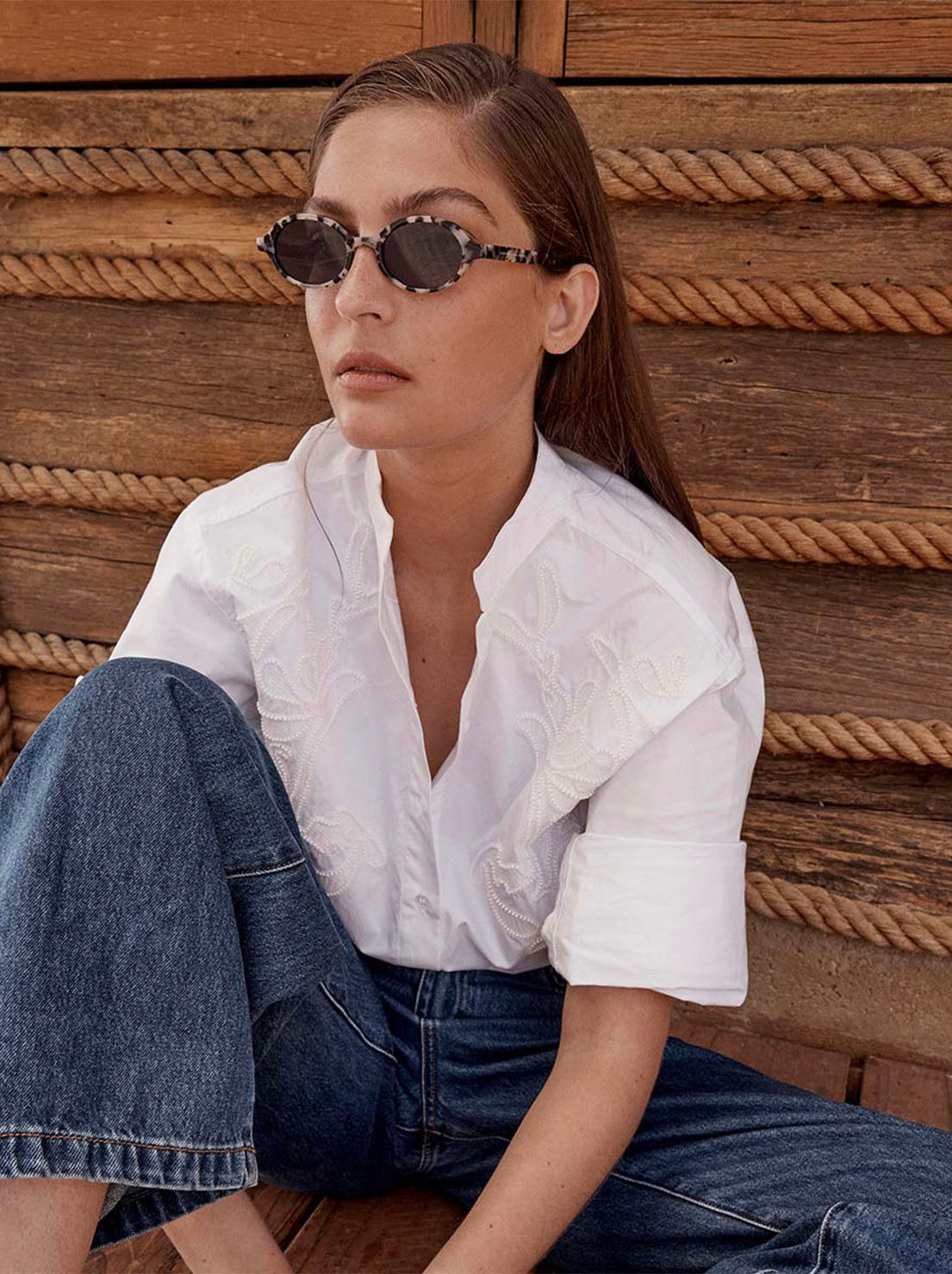 Status Anxiety - Wonder Sunglasses - White Tort