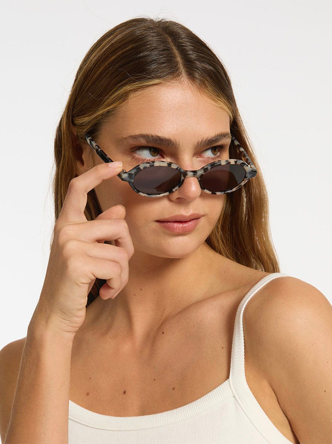Status Anxiety - Wonder Sunglasses - White Tort