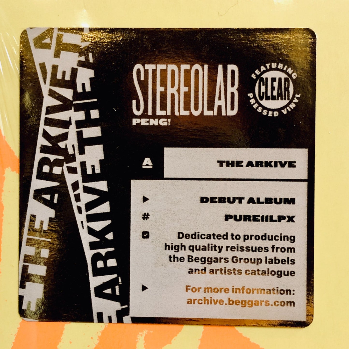 Stereolab - Peng!. LP [2018 Remaster, Ltd. Ed. Clear Vinyl Edition]
