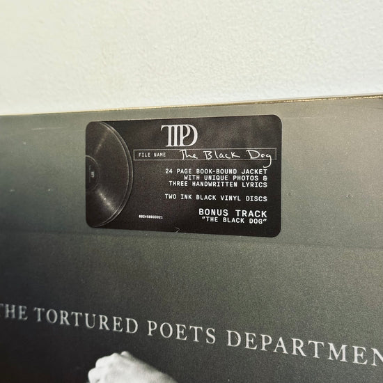 Taylor Swift - The Tortured Poets Department. 2LP [Ltd. Ink Black Vinyl / 'The Black Dog' Edition]