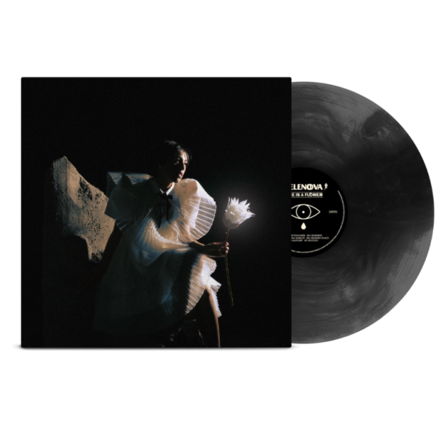 Telenova - Time Is A Flower. LP [Ltd. Ed. Black Marble Vinyl]