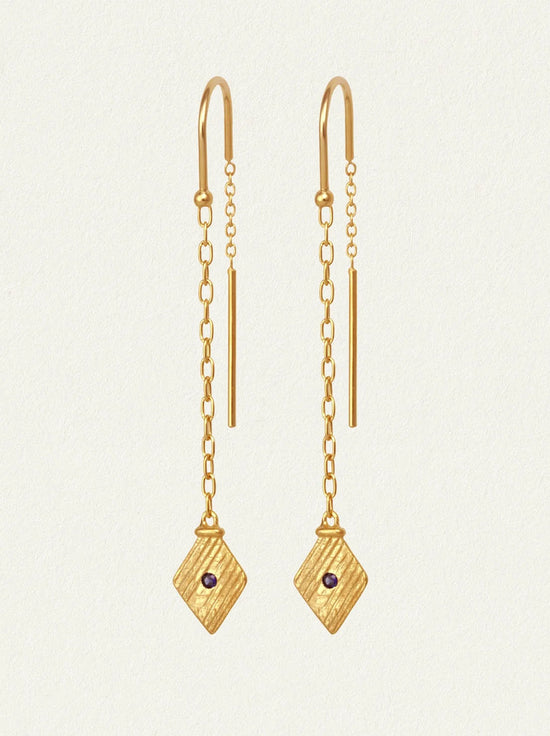 Temple Of The Sun - Inka Earrings - Gold