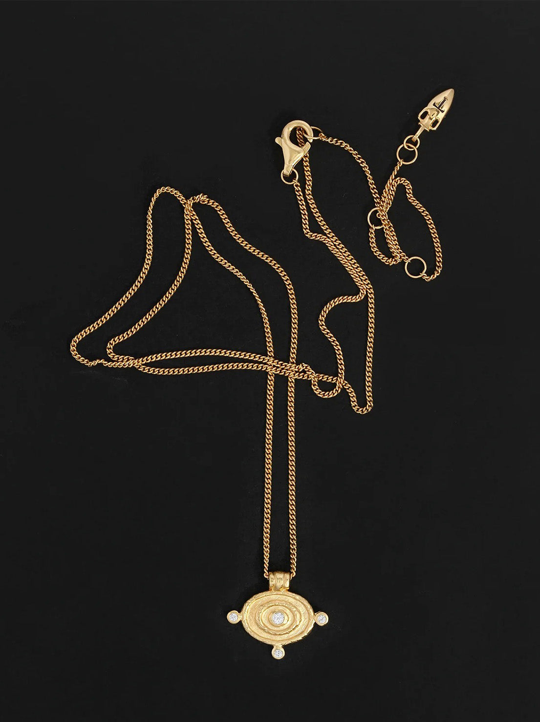 Temple of The Sun - Reign Oval Necklace - 18k Gold Vermeil