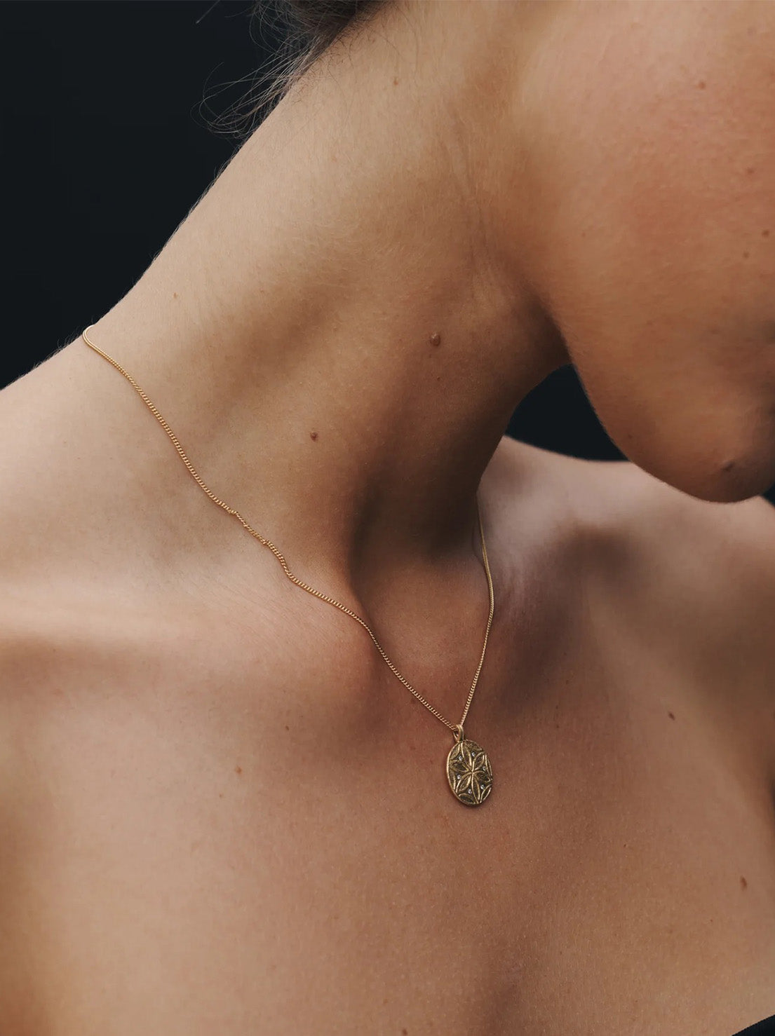 Temple of The Sun - Seed of Life Necklace - Gold