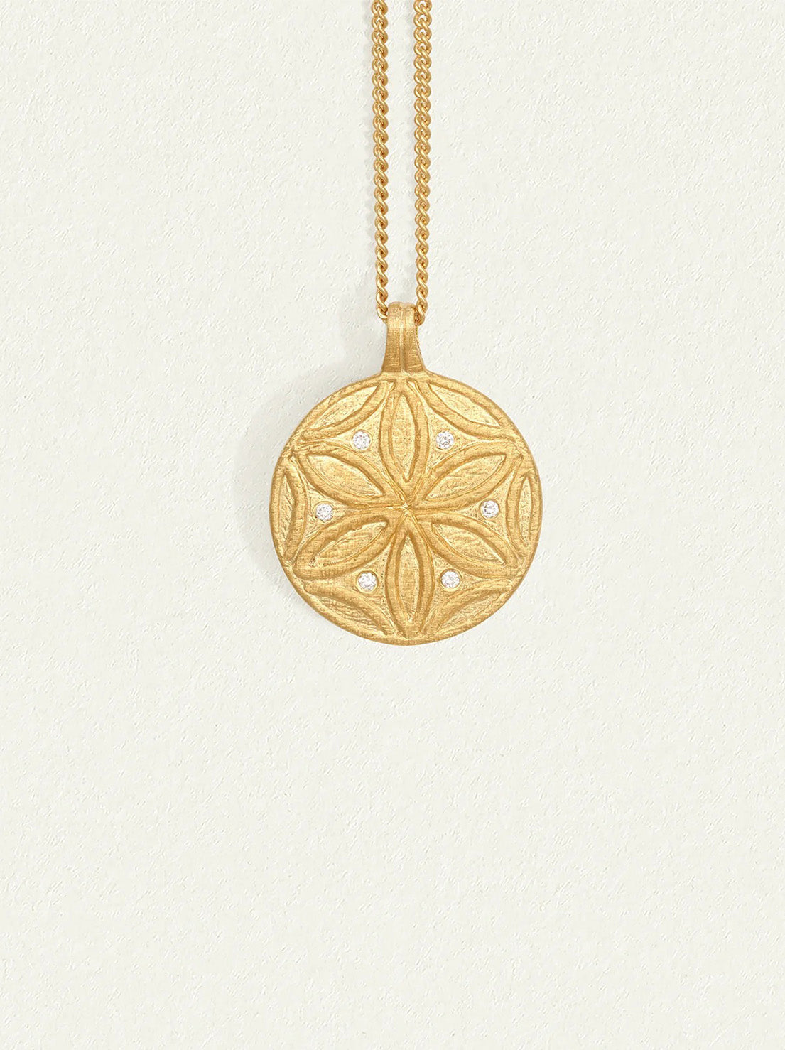 Temple of The Sun - Seed of Life Necklace - Gold