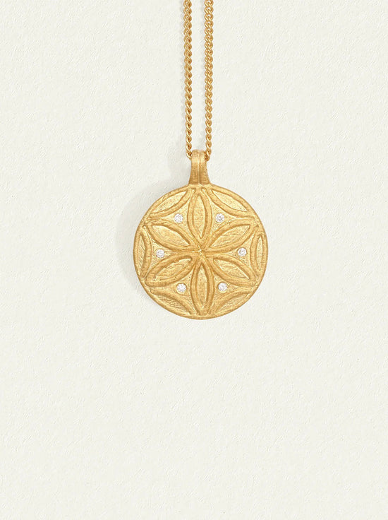 Temple of The Sun - Seed of Life Necklace - Gold