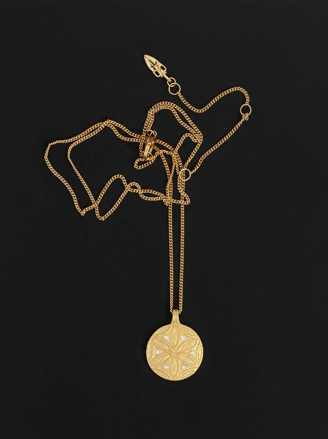 Temple of The Sun - Seed of Life Necklace - Gold
