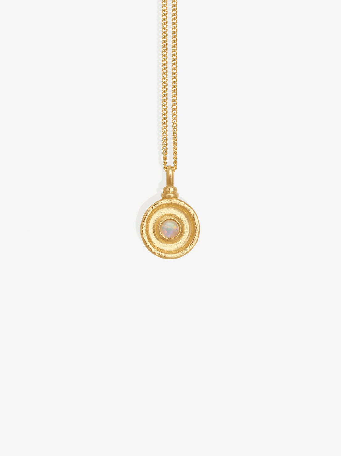 Temple of The Sun - Soma Coin Necklace - 18k Gold Vermeil