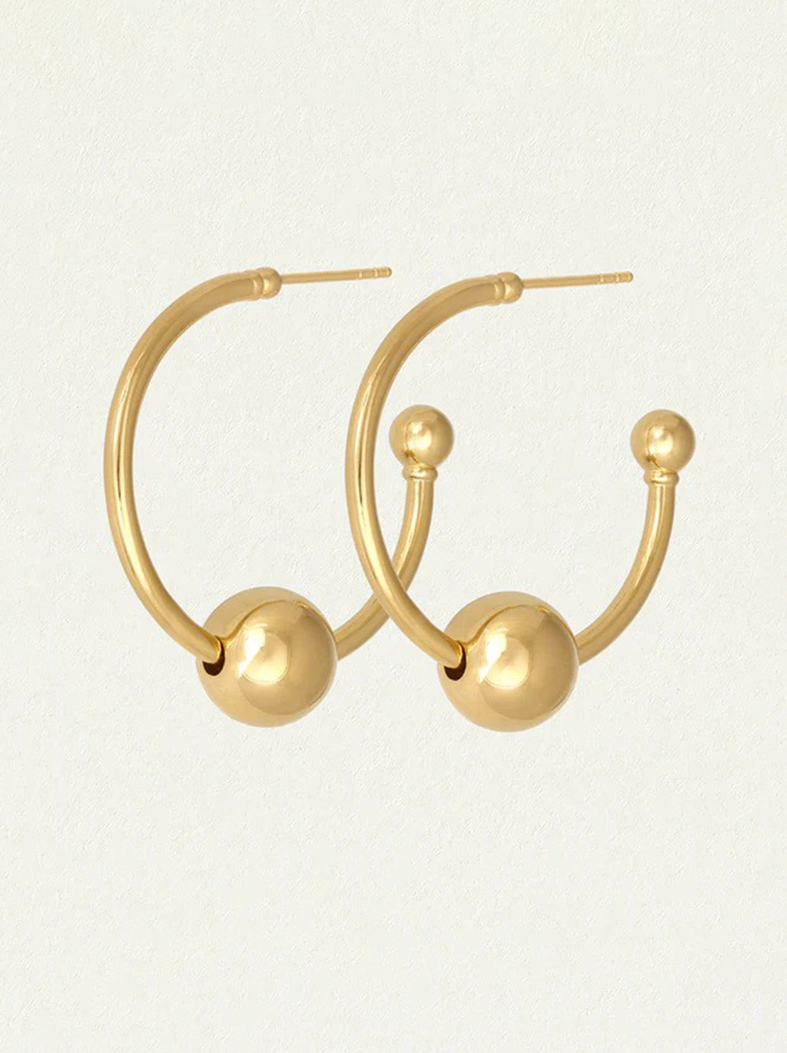 Temple of the Sun - Alba Hoop Earrings Large - Gold