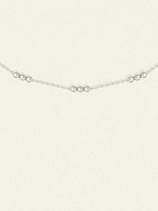 Temple of the Sun - Alba Station Chain Necklace - Silver