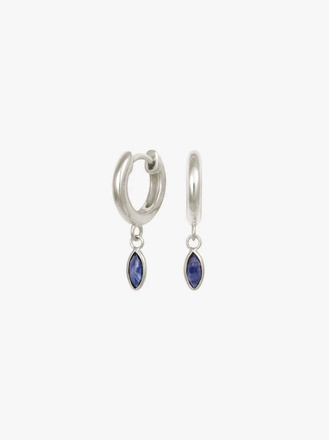 Temple of the Sun - Alessandra Earrings - Iolite Silver