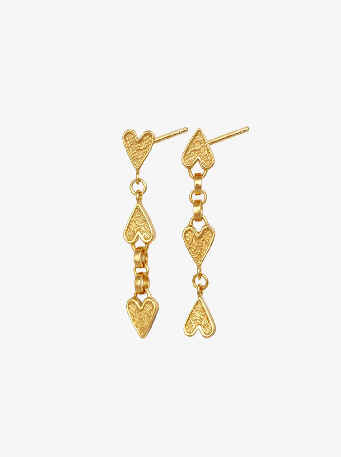 Temple of the Sun - Amore Earrings - Gold