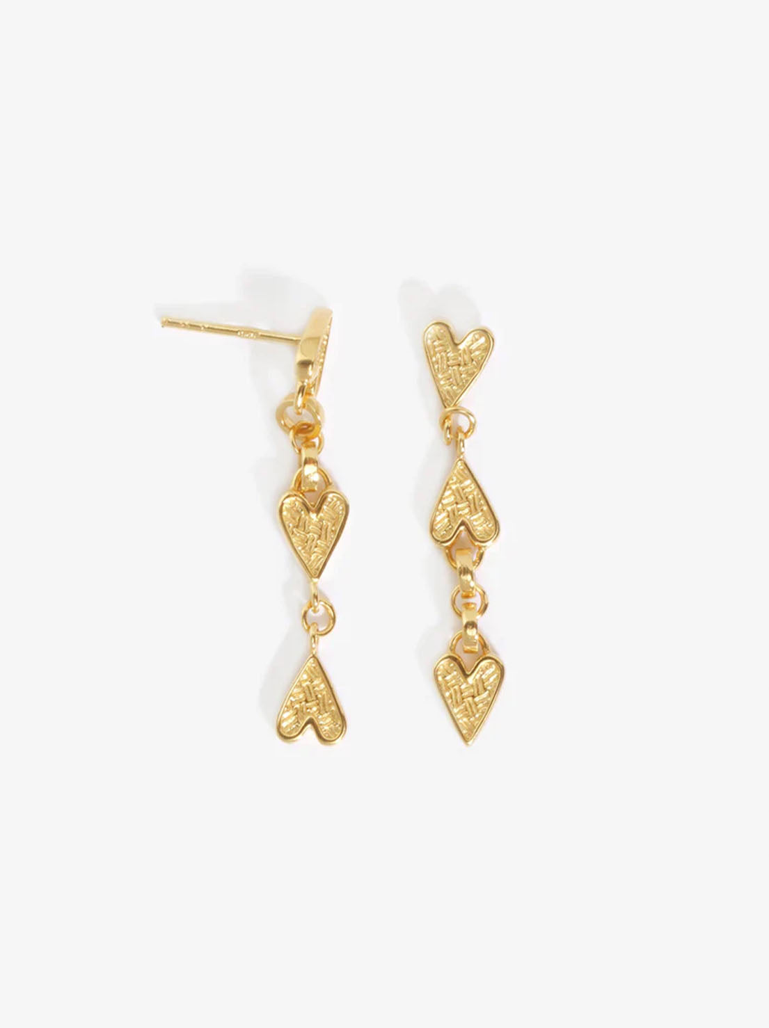 Temple of the Sun - Amore Earrings - Gold