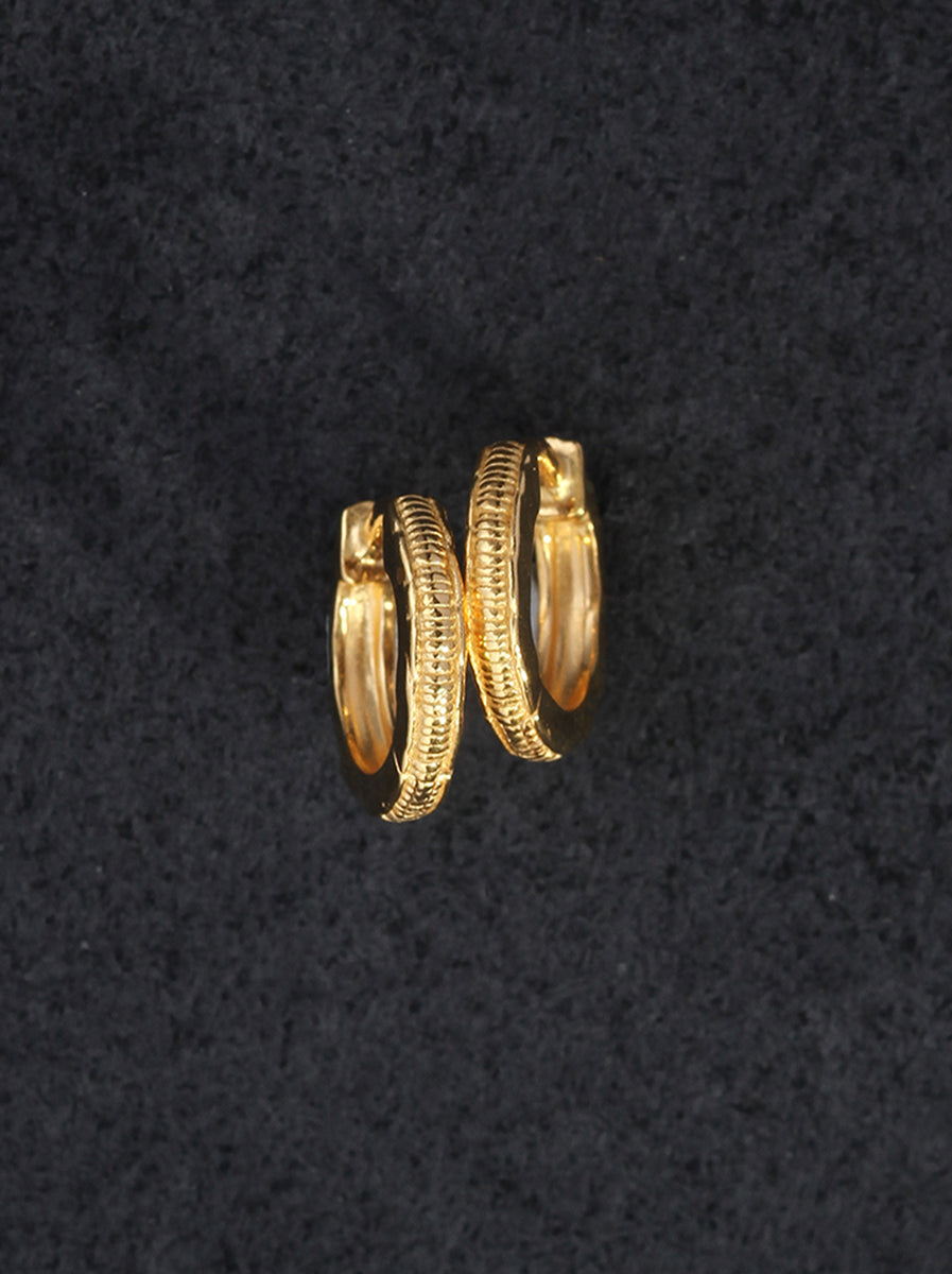 Temple of the Sun - Arete Huggies - Gold – Abicus