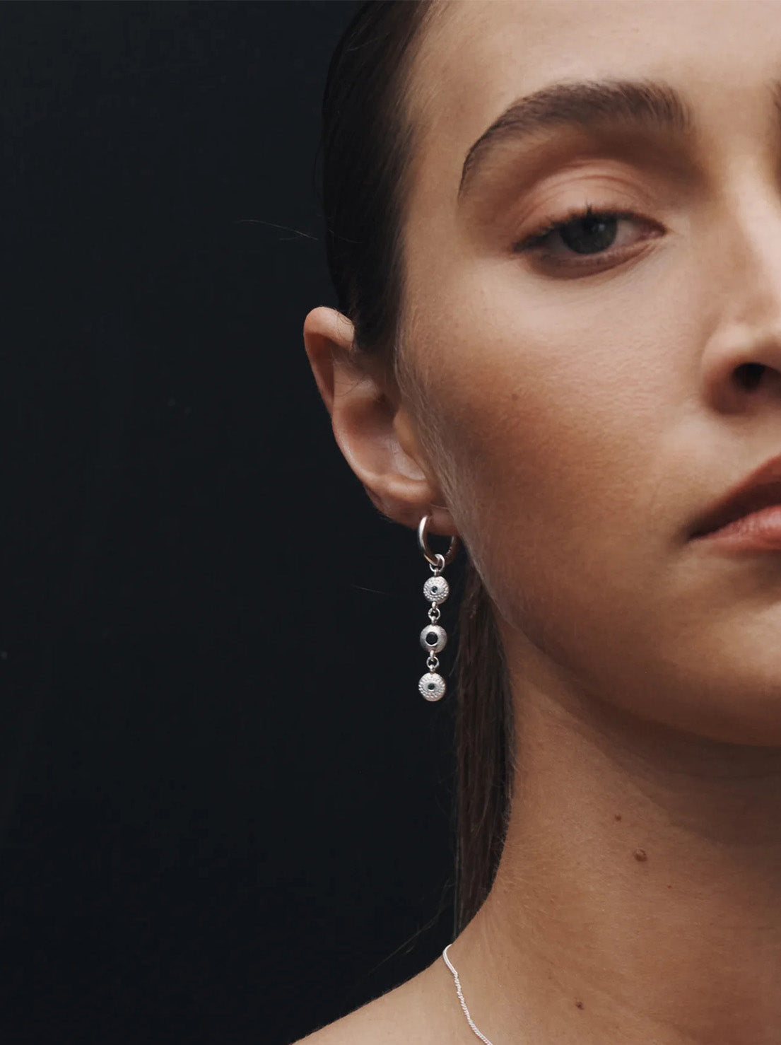 Temple of the Sun - Blessing Earrings - Silver