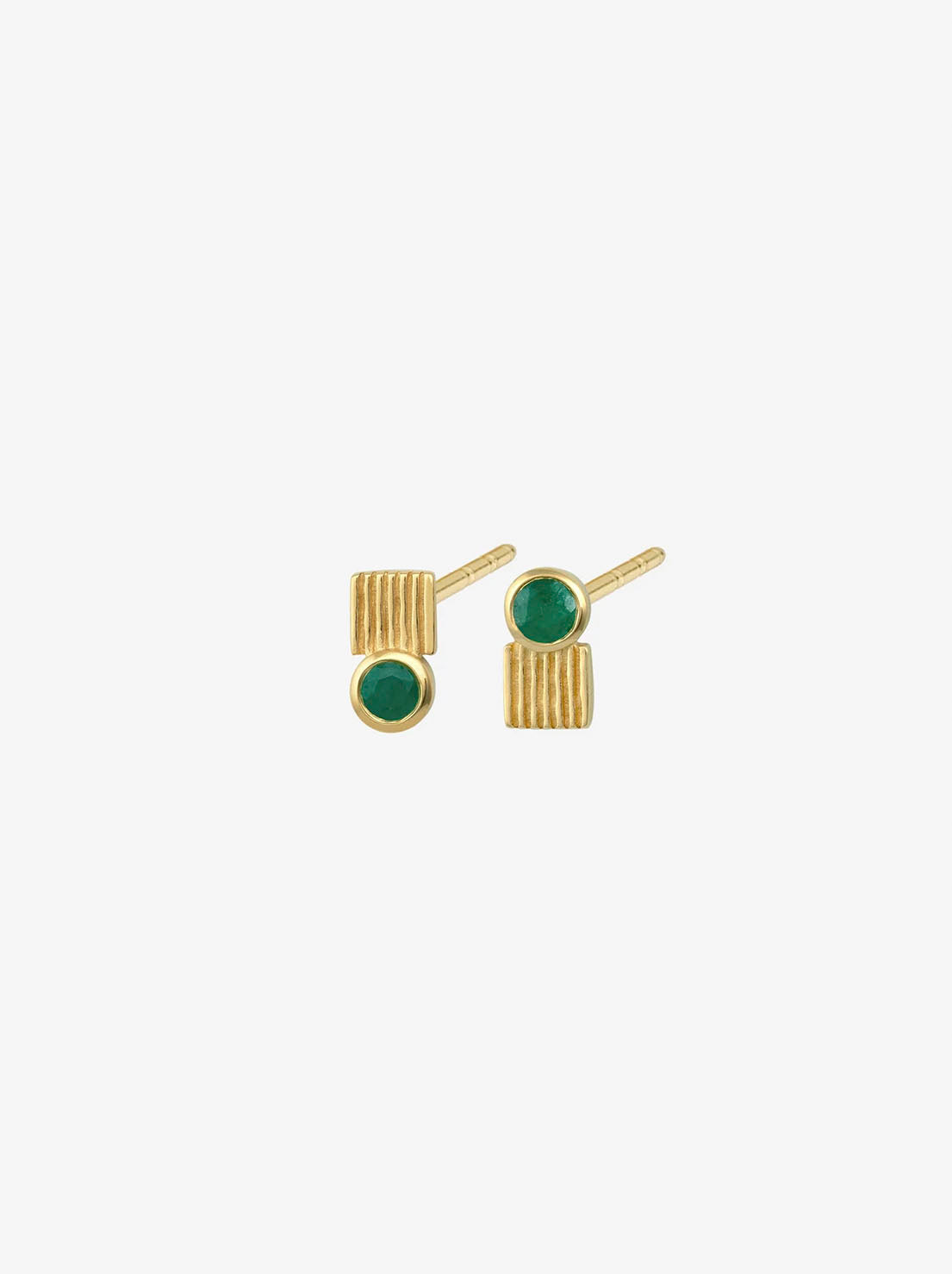 Temple of the Sun - Cindi Studs - 18k Gold Vermeil