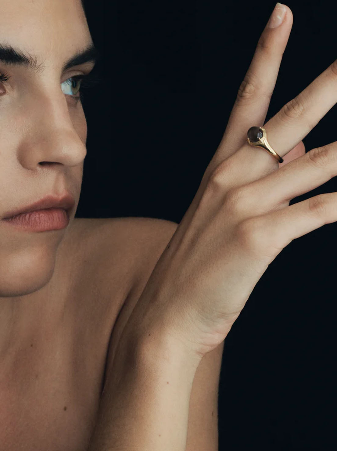 Temple of the Sun - Esse Ring - 18k Gold Vermeil