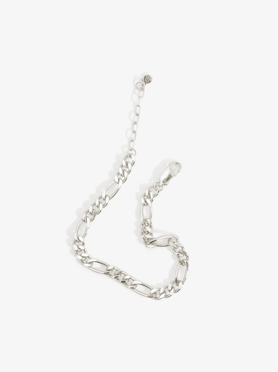 Temple of the Sun - Figaro Bracelet 5.5mm - Silver