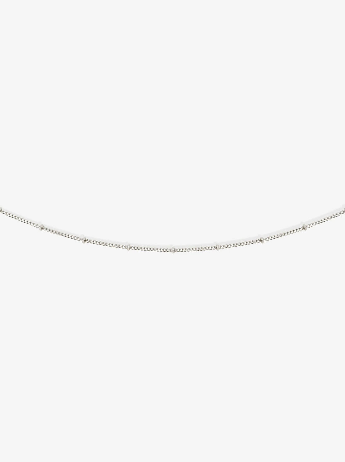 Temple of the Sun - Fine Choker Chain Necklace - Sterling Silver