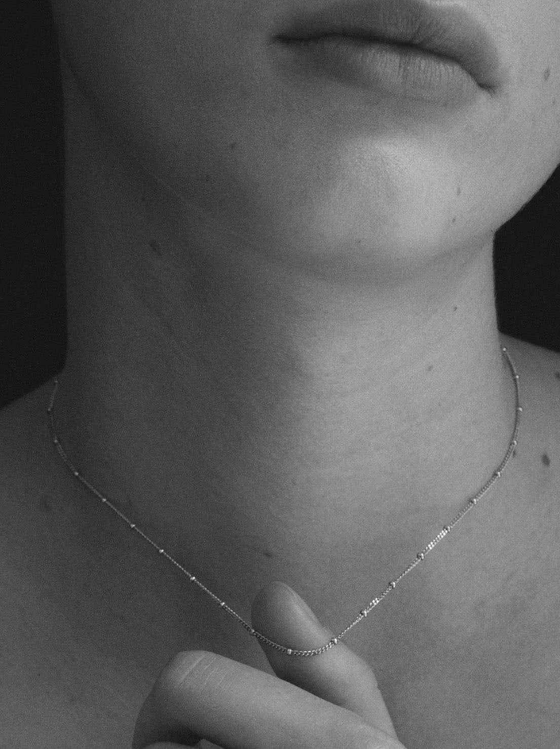 Temple of the Sun - Fine Choker Chain Necklace - Sterling Silver