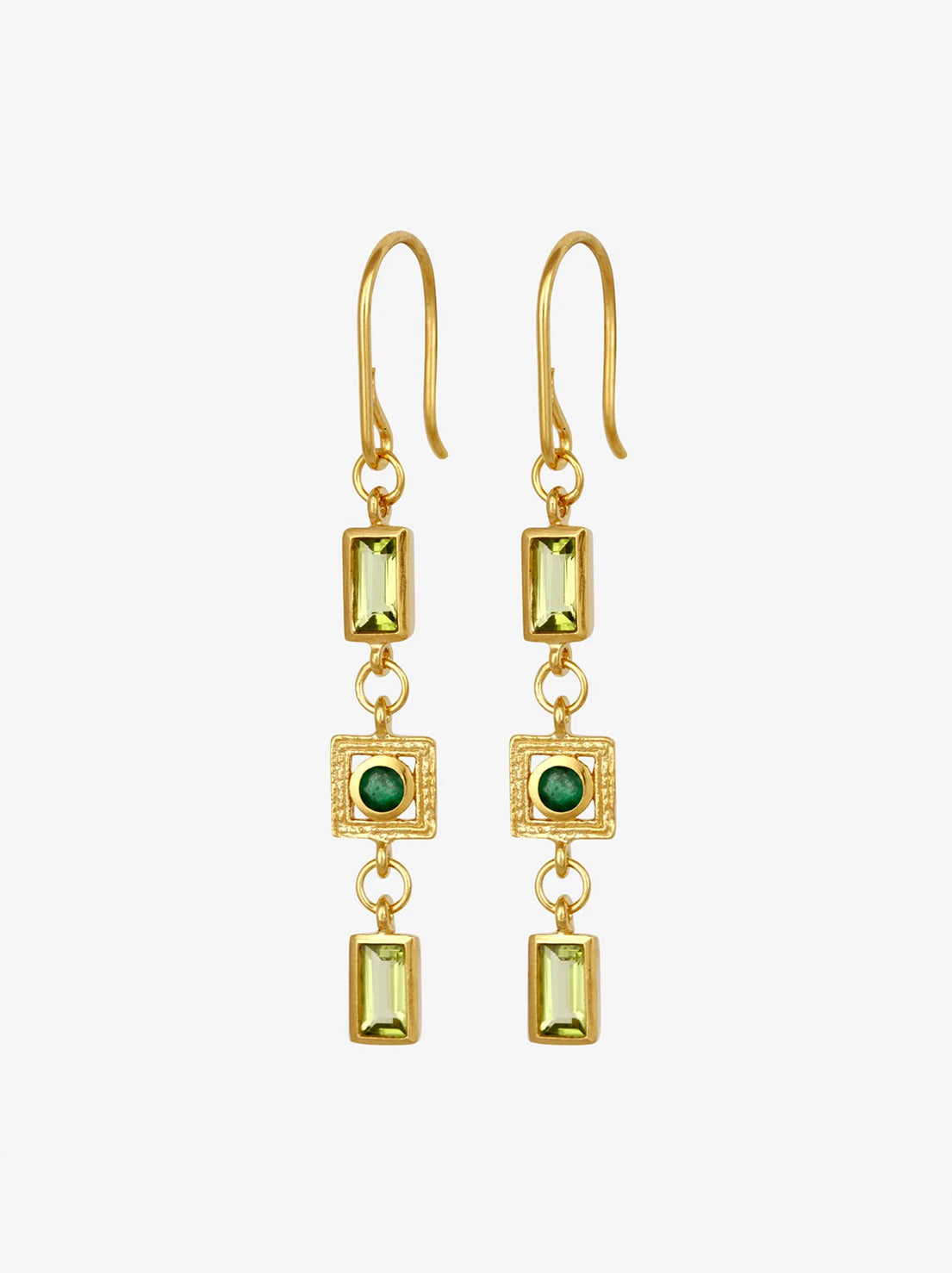 Temple of the Sun - Florence Earrings - 18k Gold Vermeil