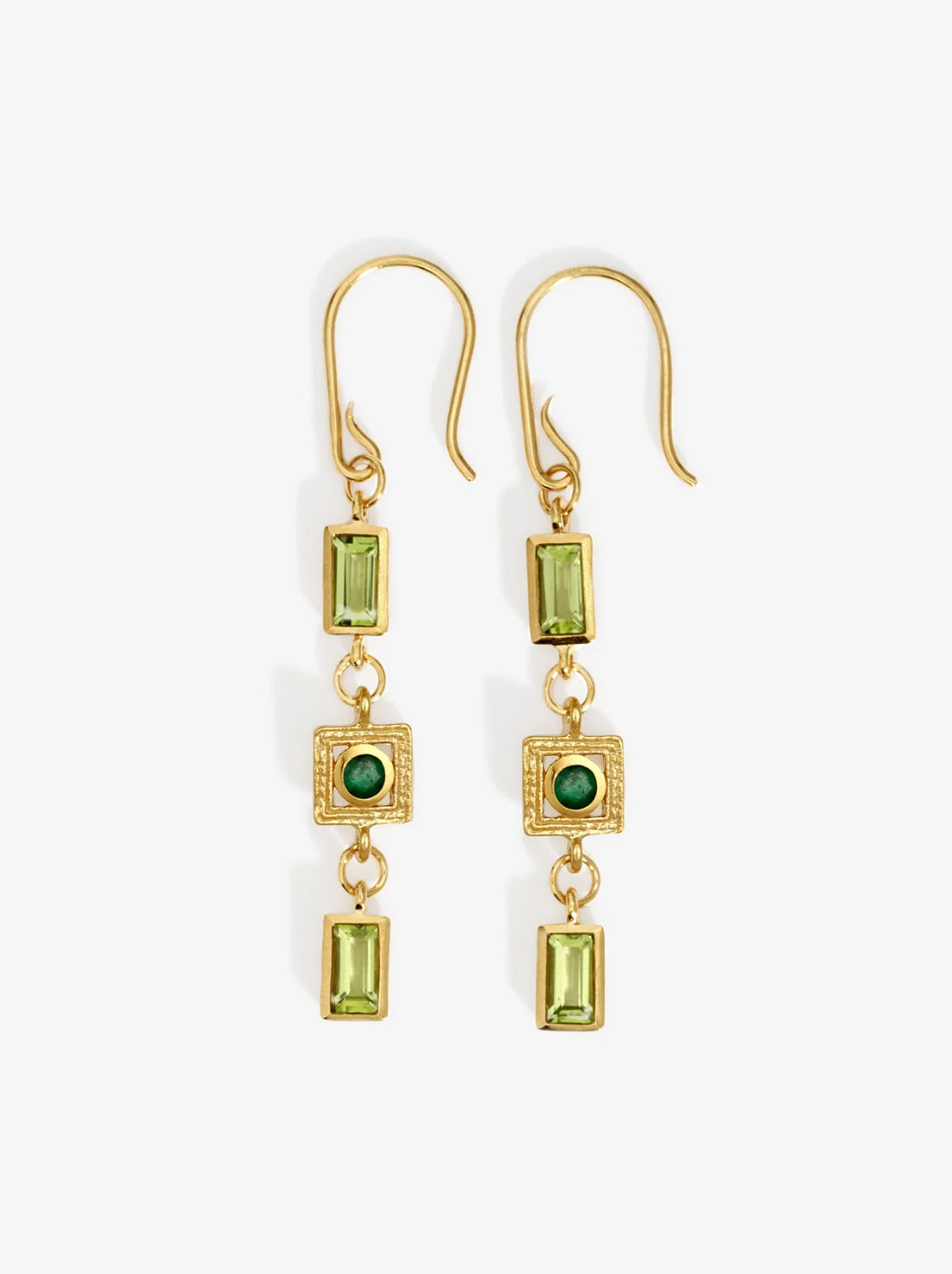 Temple of the Sun - Florence Earrings - 18k Gold Vermeil