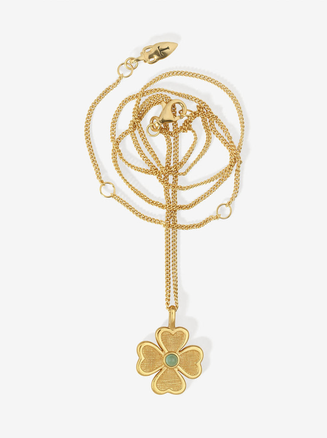 Temple of the Sun - Fortune Necklace - Gold / Aventurine
