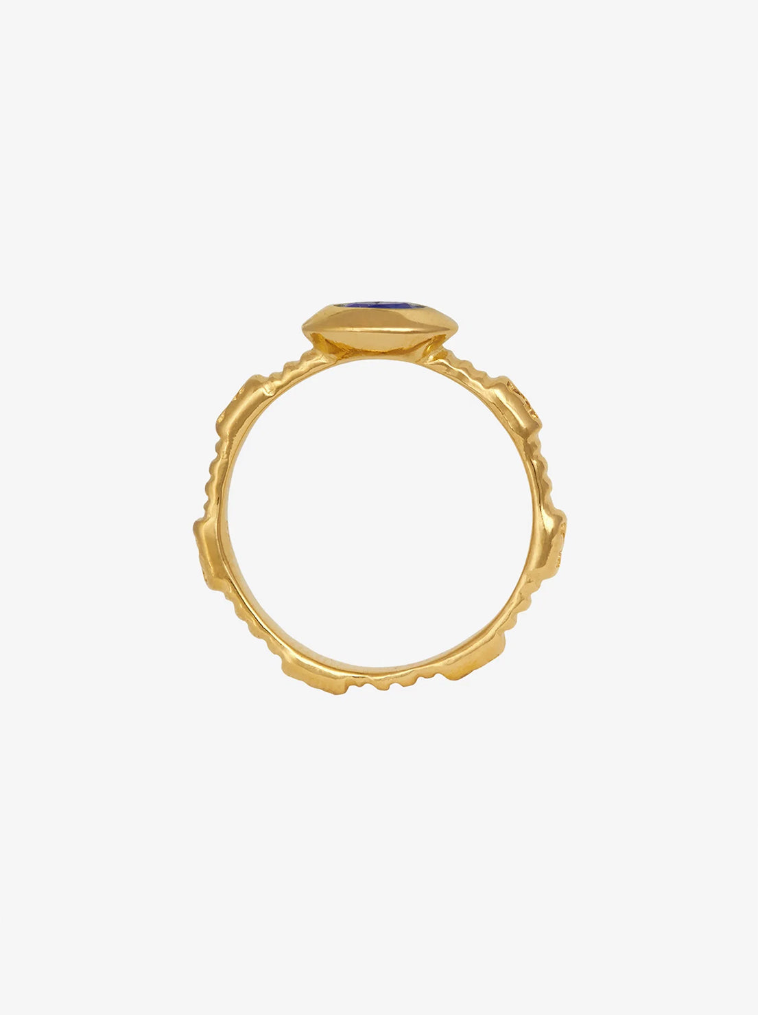 Temple of the Sun - Lazuli Ring - 18k Gold Vermeil