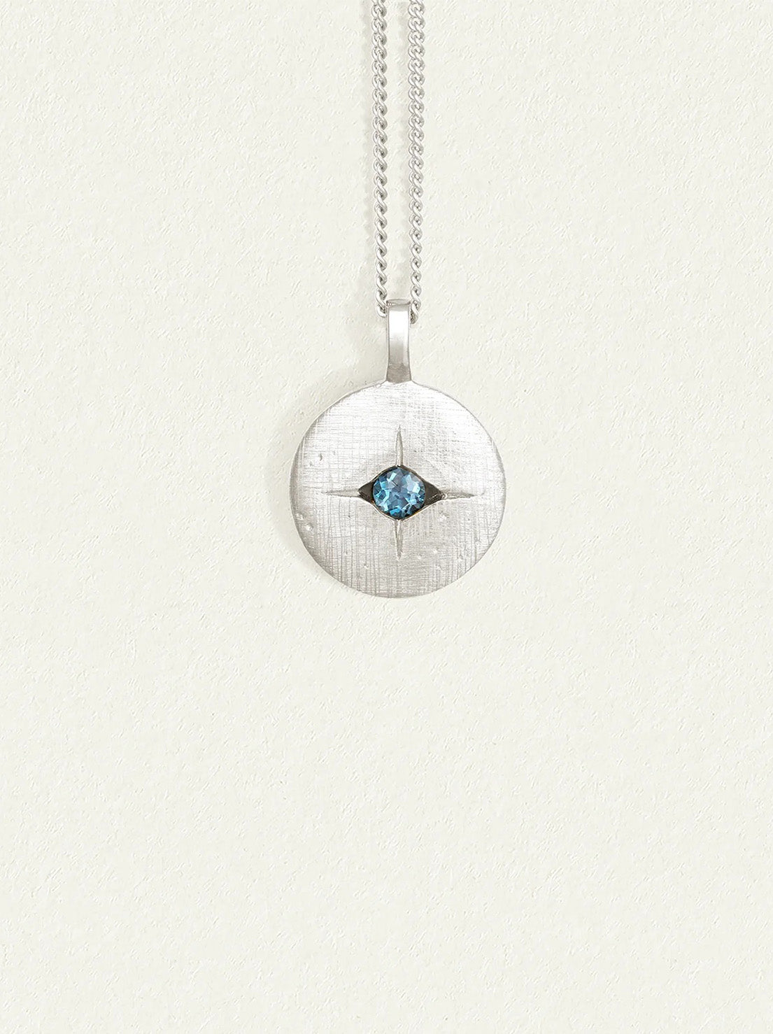 Temple of the Sun - Mavi Eye Necklace - Silver