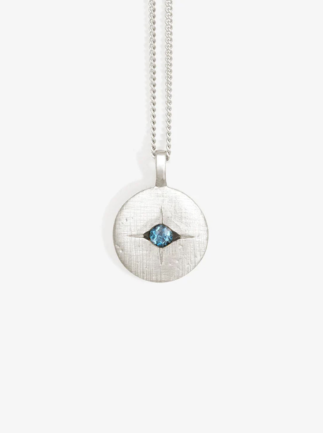 Temple of the Sun - Mavi Eye Necklace - Silver