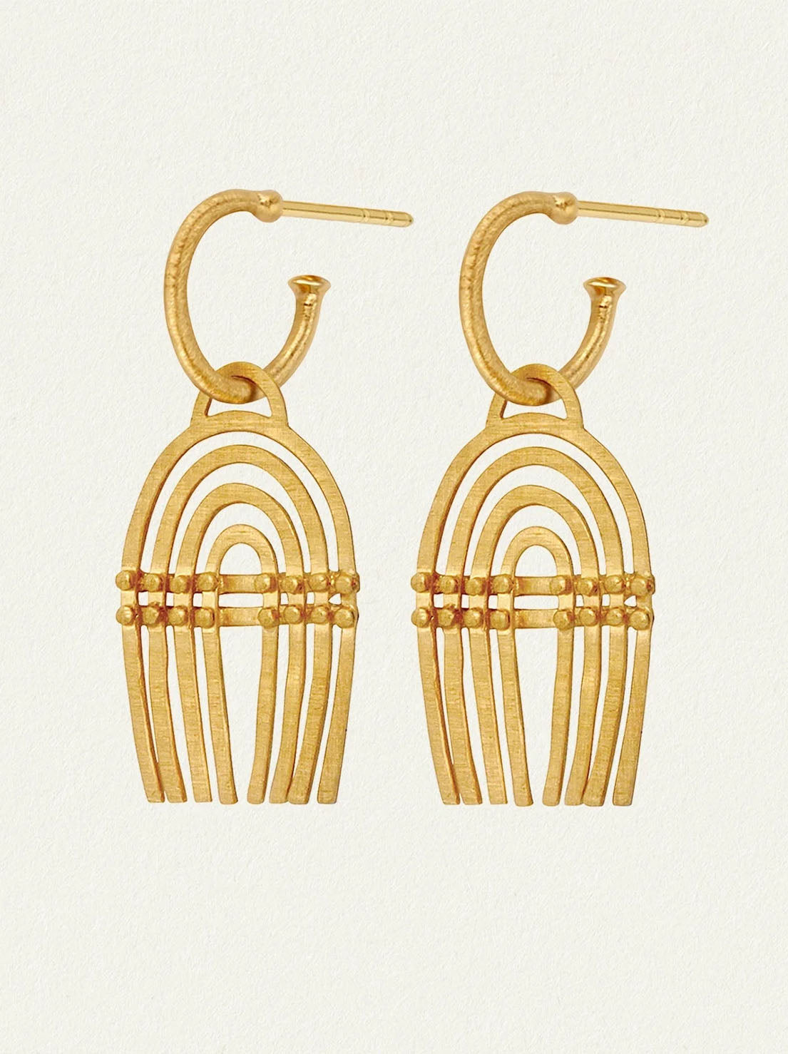 Temple of the Sun - Mena Earrings - Gold