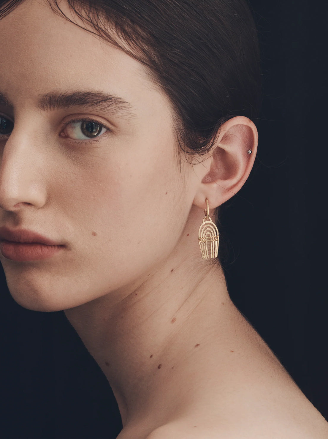 Temple of the Sun - Mena Earrings - 18k Gold Vermeil