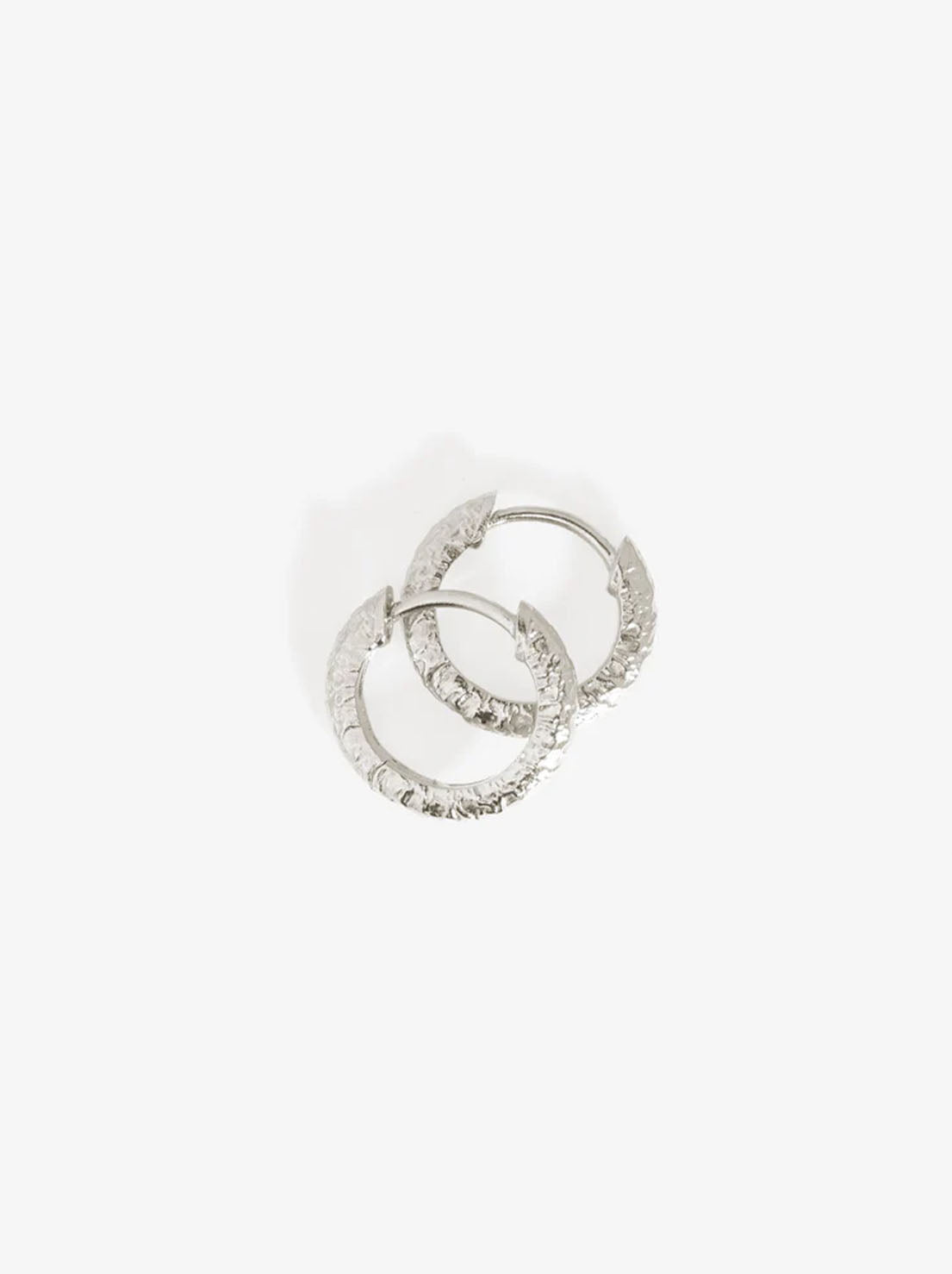 Temple of the Sun - Molten Huggies Earrings - Sterling Silver