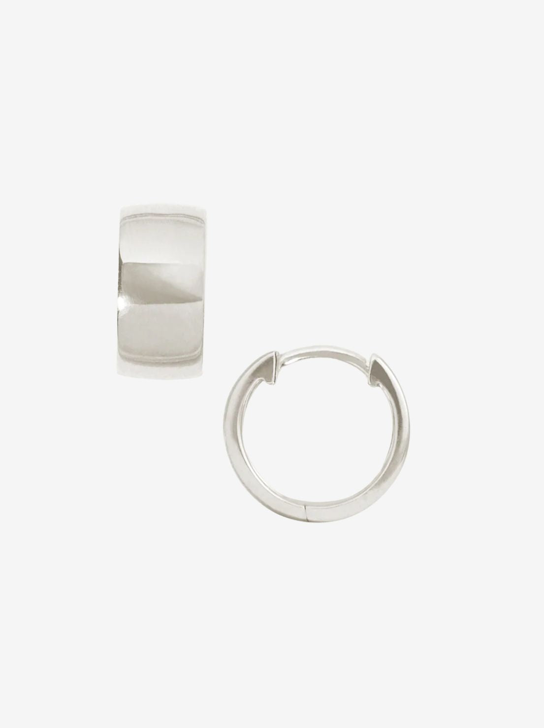 Temple of the Sun - Nyla Hoop Earrings - Silver