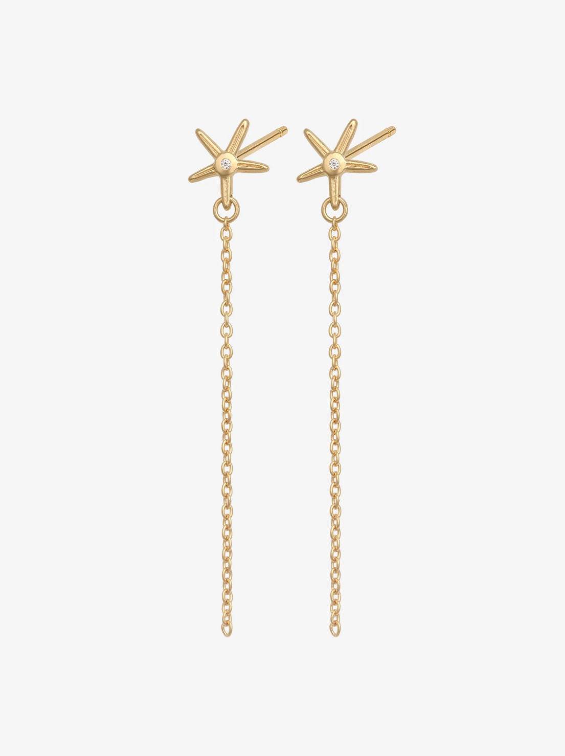 Temple of the Sun - Seba Stud Earrings - 18k Gold Vermeil