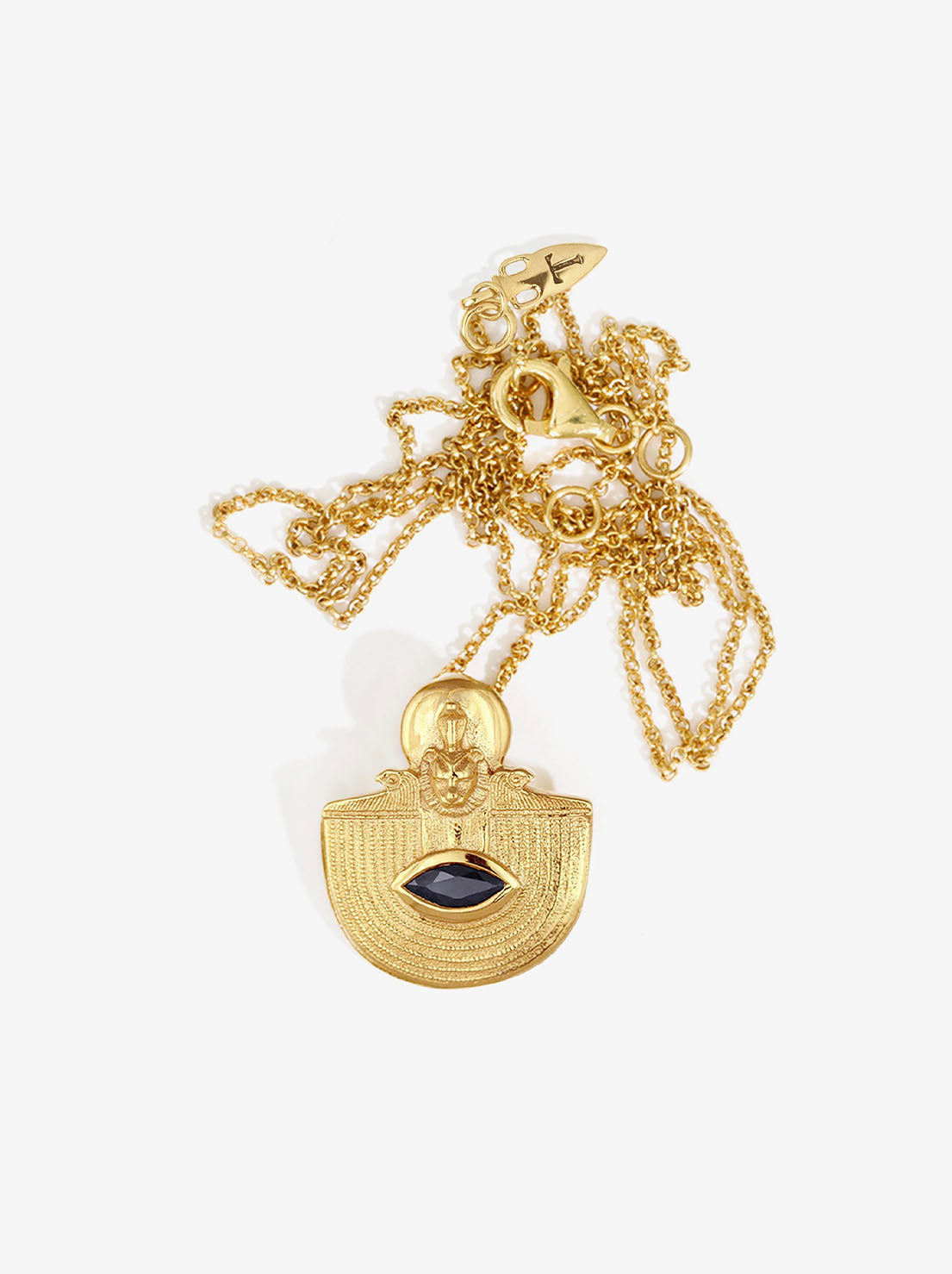 Temple of the Sun - Sekhmet Necklace - 18k Gold Vermeil