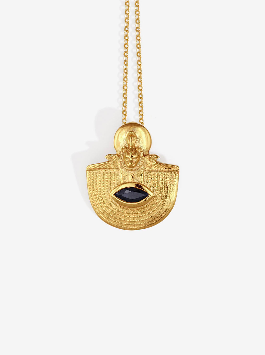 Temple of the Sun - Sekhmet Necklace - Gold