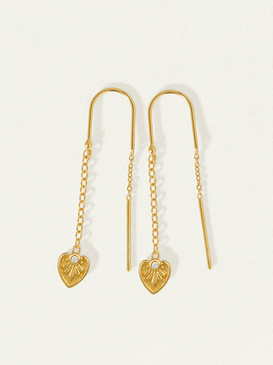 Temple of the Sun - Silph Earrings - Gold