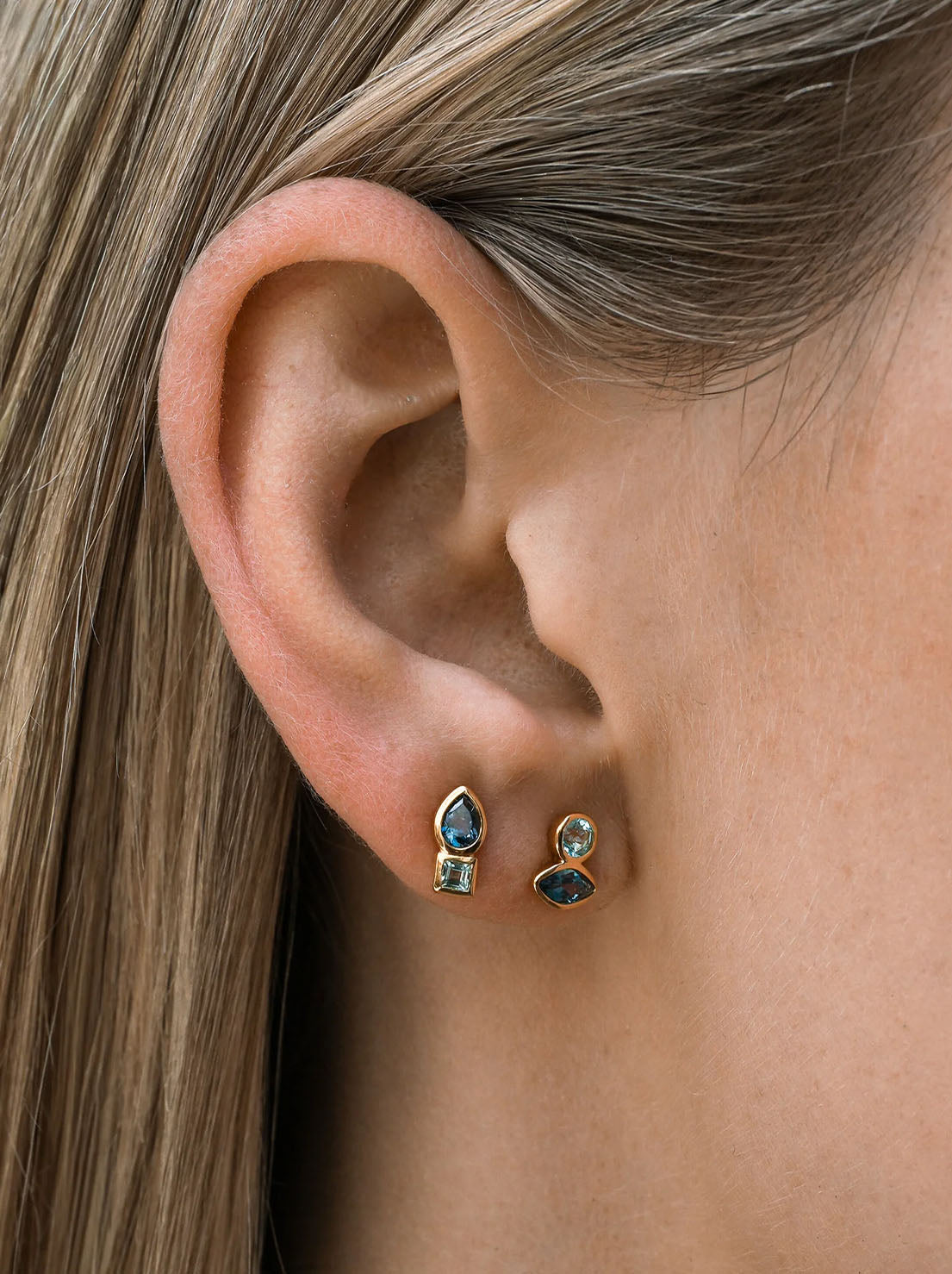 Temple of the Sun - Sulis Studs - 18k Gold Vermeil