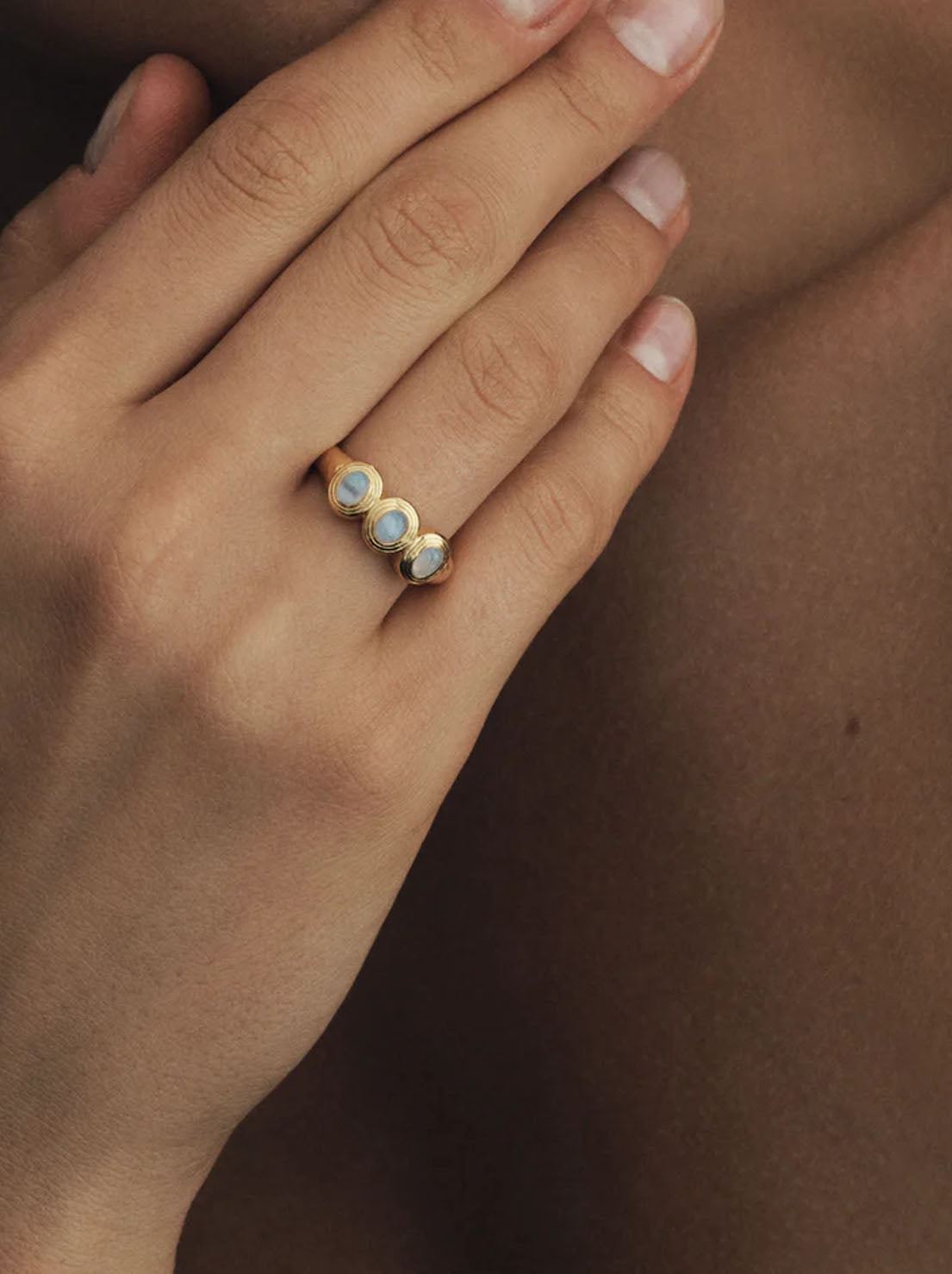 Temple of the Sun - Talis Trilogy Ring - Gold