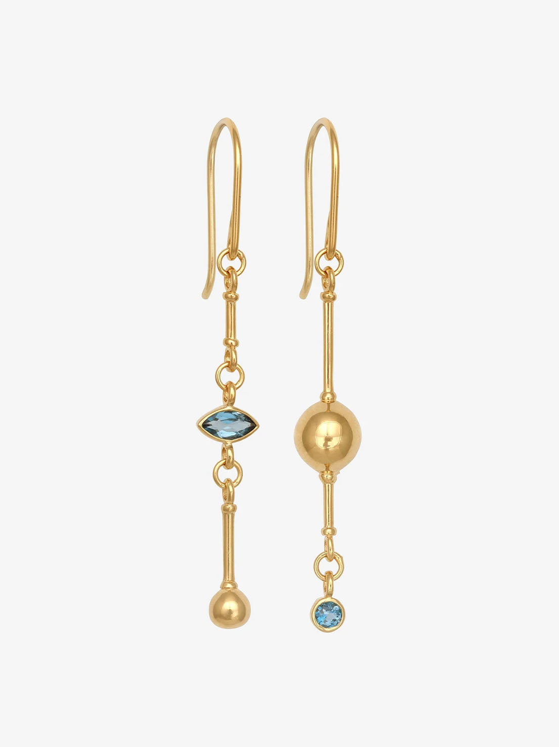 Temple of the Sun - Ula Earrings - 18k Gold Vermeil