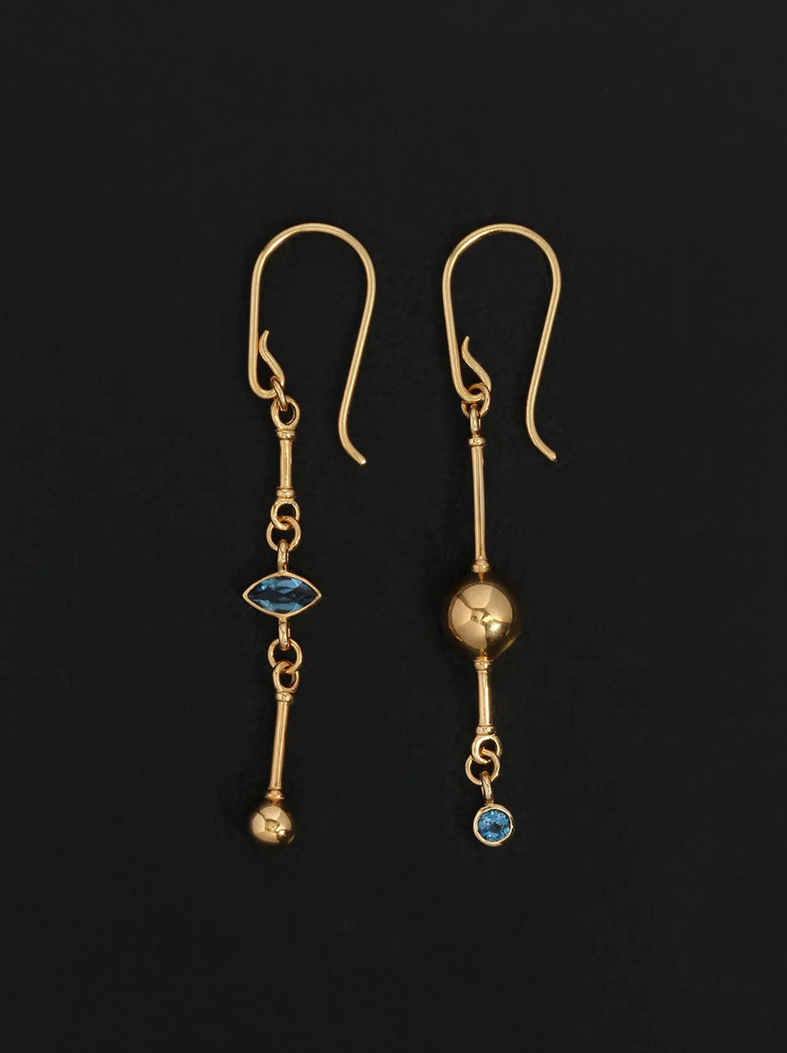 Temple of the Sun - Ula Earrings - 18k Gold Vermeil