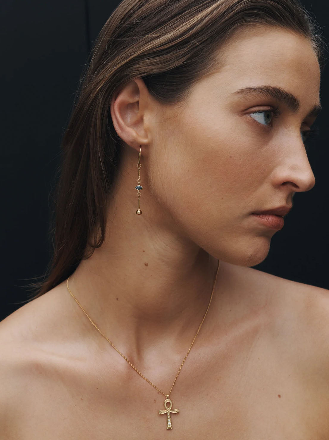 Temple of the Sun - Ula Earrings - 18k Gold Vermeil