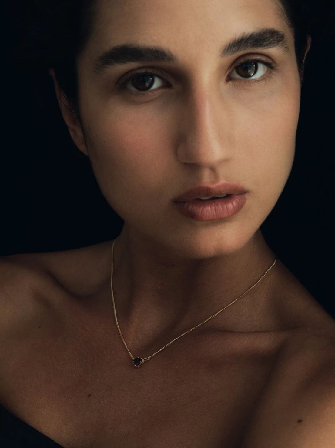 Temple of the Sun - Venus Solitaire Necklace - Gold