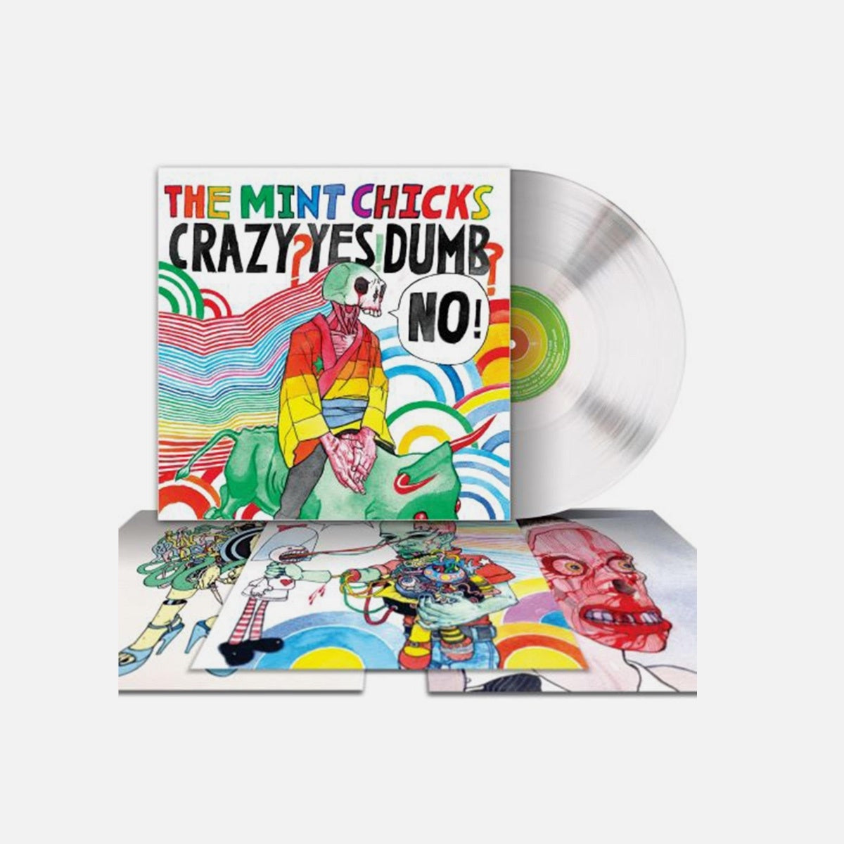 The Mint Chicks - Crazy? Yes! Dumb? No!. LP [White Vinyl]