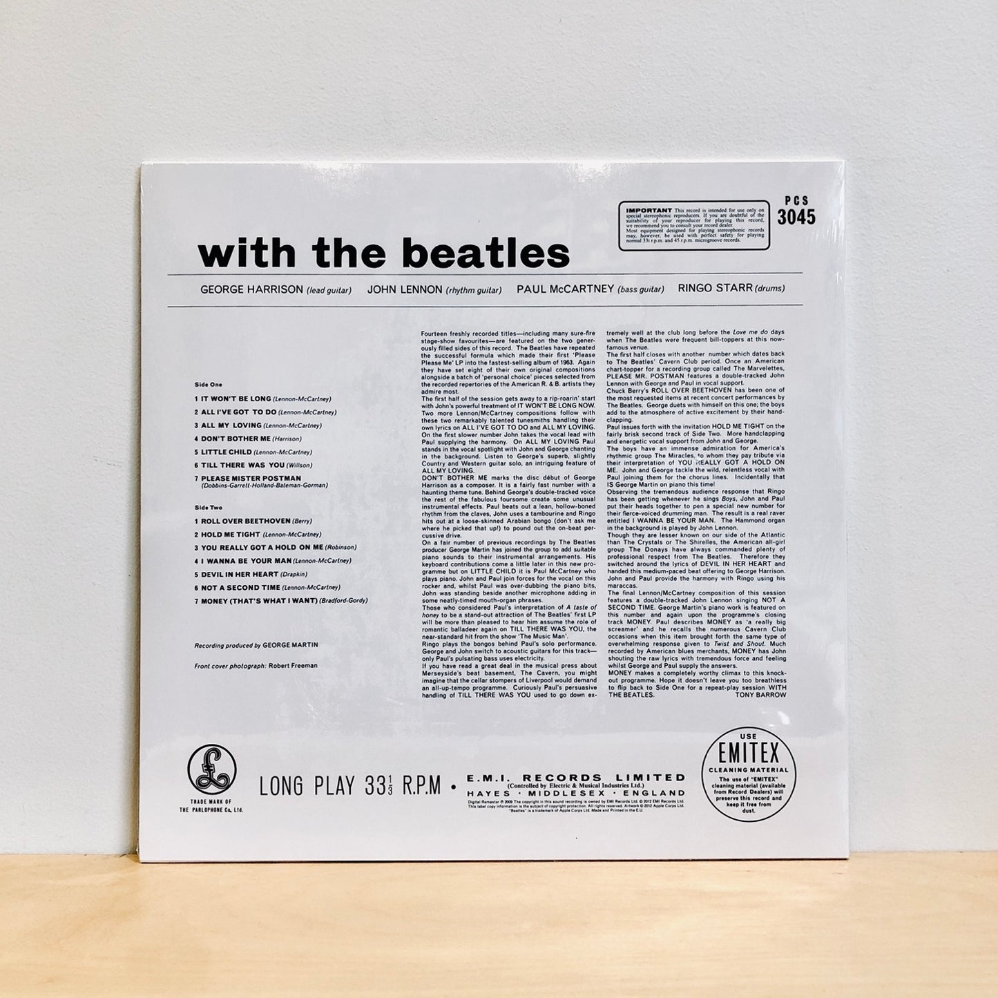 The Beatles - With The Beatles. LP [GERMAN IMPORT]